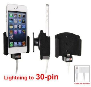 Uchwyt do Apple iPhone 5 & iPhone 5S & iPhone SE z możliwością wpięcia kabla lightning z 30-pinowym adapterem