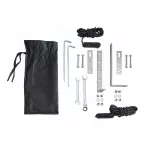 Markiza zadaszenie 200 cm VICKYWOOD Czarna - 12