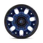 Felga aluminiowa D827 TRACTION Dark Blue W/ Black Ring FUEL - 3
