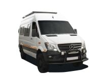 Mercedes Benz Sprinter 144in/170in / L2/L3 / MWB/LWB Wheelbase w/OEM Tracks (2006-Current) Slimline II Roof Rack Kit / Tall - by Front Runner - 2