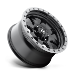 Felga aluminiowa D551 TROPHY Matte Black Gun Metal Ring FUEL - 2