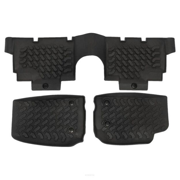 Gumowe dywaniki na podłogę do przodu i tyłu OFD Offroad Fabrication