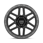 Felga aluminiowa KM544 Mesa Satin Black W/ Gloss Black LIP KMC - 3