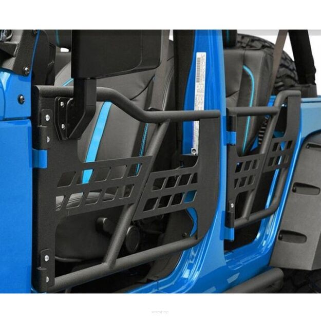 Komplet drzwi rurowych z lusterkami Jeep Wrangler JK