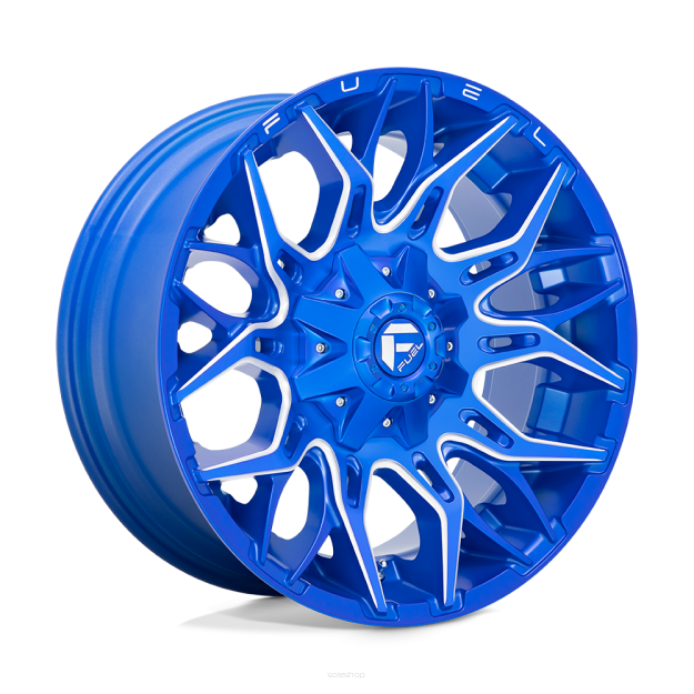 Felga aluminiowa D770 TWITCH Anodized Blue Milled FUEL