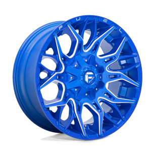 Felga aluminiowa D770 TWITCH Anodized Blue Milled FUEL