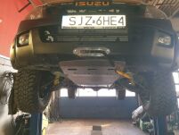 Osłona silnika i przedniego mostu Isuzu D-Max 2012-2017 aluminiowa - 2