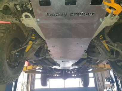 Osłona silnika i przedniego mostu Isuzu D-Max 2012-2017 aluminiowa