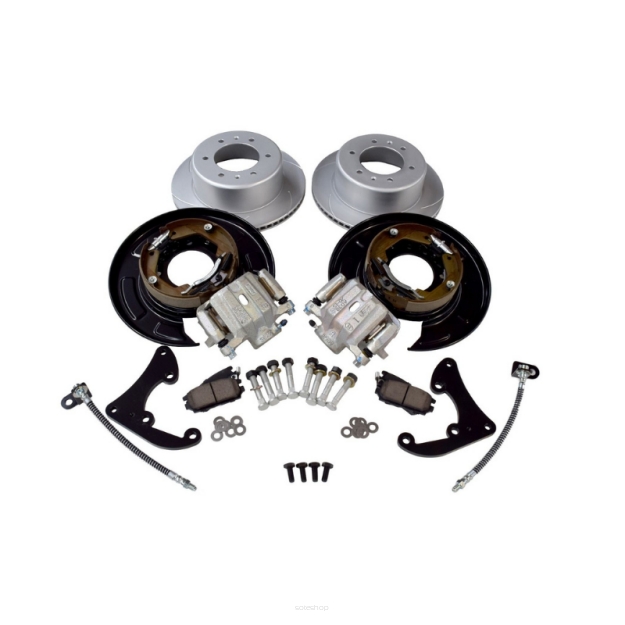 Zestawy do konwersji tylnego hamulca z bębnów na tarcze Pedders