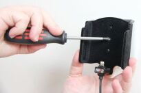 Uchwyt do Apple iPhone Xs Max z wbudowanym kablem USB oraz ładowarką samochodową - 6