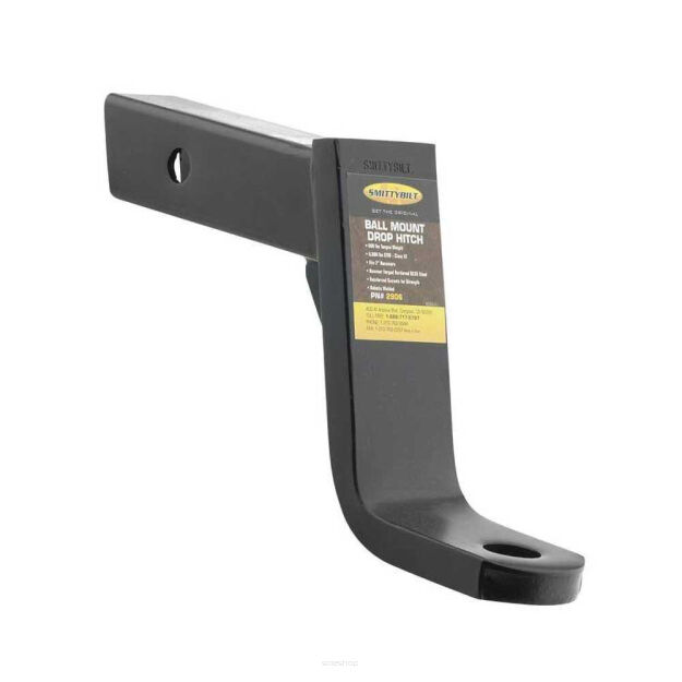 Hak holowniczy amerykański stalowy black Smittybilt Lift 6