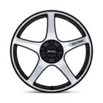 Felga aluminiowa PE003 P2E Gloss Black W/ Machined Face PETROL - 3