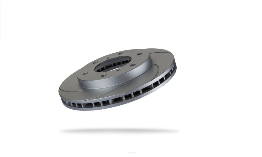 Pedders Slotted Geomet Coated Rotor