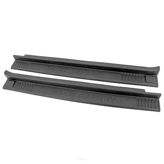 Nakładki na progi przód Rough Country - Jeep Wrangler JK 2 Drzwi 07-18