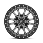 Felga aluminiowa D680 REBEL Matte Gun Metal Black Bead Ring FUEL - 2