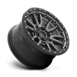 Felga aluminiowa D680 REBEL Matte Gun Metal Black Bead Ring FUEL - 3