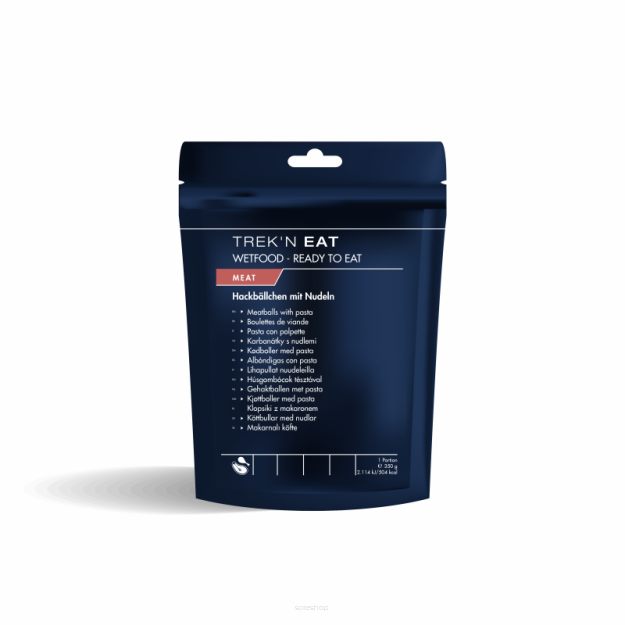Mięsne klopsiki w sosie z makaronem danie gotowe Trek'n Eat