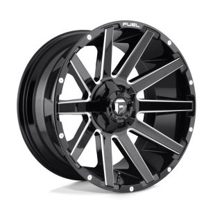 Felga aluminiowa D615 Contra Gloss Black Milled Fuel