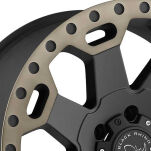 Felga aluminiowa Matte Black/Machined Dark Warlord Black Rhino - 3