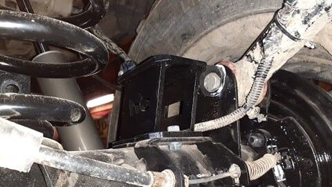 Dystanse odbojów zawieszenia tył PRESTIGE 80mm lift 4-5 cali Jeep Wrangler JK 2007-2018