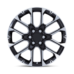 Felga aluminiowa PR224 Gloss Black W/ Machined Face PERFORMANCE REPLICAS - 2