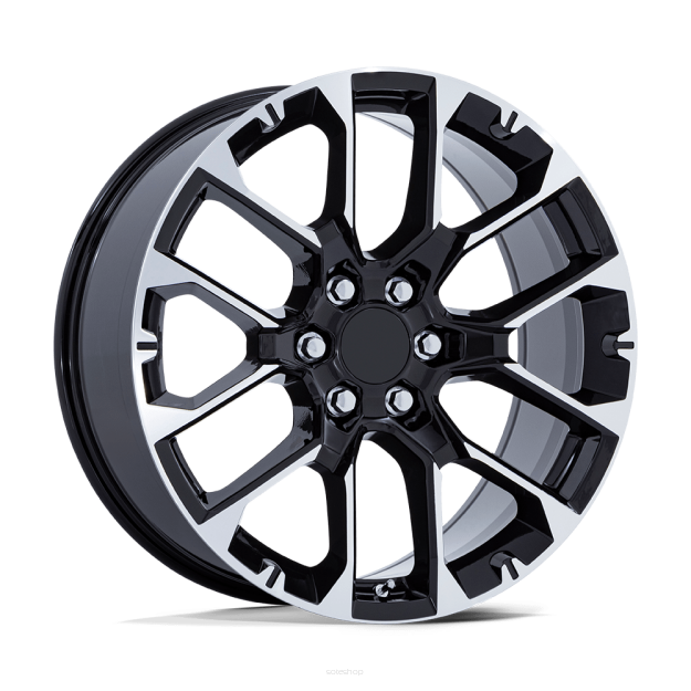 Felga aluminiowa PR224 Gloss Black W/ Machined Face PERFORMANCE REPLICAS