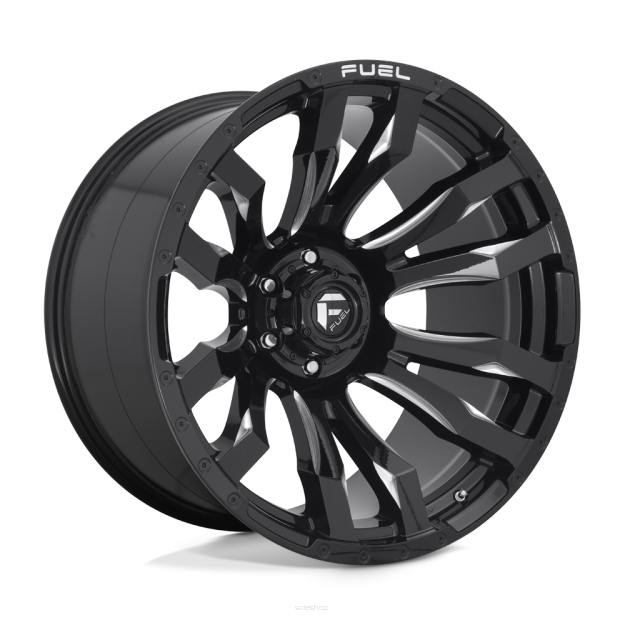 Felga aluminiowa D673 BLITZ Gloss Black Milled FUEL