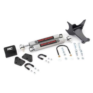 Podwójny amortyzator skrętu Rough Country N3 Premium Lift 2-8"