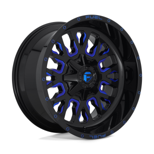 Felga aluminiowa D645 STROKE Gloss Black Blue Tinted Clear FUEL