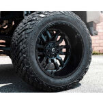 Felga aluminiowa D596 Sledge Matte Black/Gloss Black Lip Fuel - 6