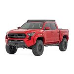 Progi, stopnie boczne czarne Rough Country Oval Nerf Steps - 2