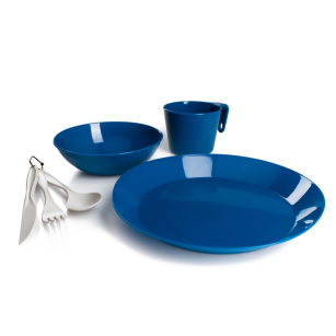 Zestaw naczyń dla jednej osoby Cascadian niebieski GSI