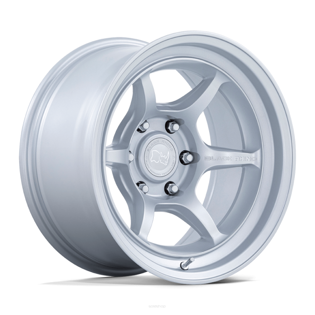 Felga aluminiowa SHOGUN Hyper Silver BLACK RHINO
