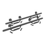 Progi, stopnie boczne czarne Rough Country Nerf Steps - 5