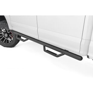 Progi, stopnie boczne czarne Rough Country Nerf Steps