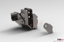 Wzmocniony relokator mocowania przedniego drążka Panharda, DANA 30 i DANA 44 : fi 16mm, 07-17 Jeep Wrangler JK - 2