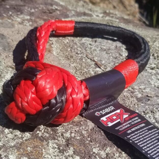 Saber 10,000KG HDX Technora Bound Soft Shackle