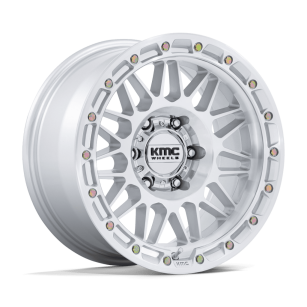 Felga aluminiowa KM555 ATTACK Gloss Silver W/ Machined Face KMC