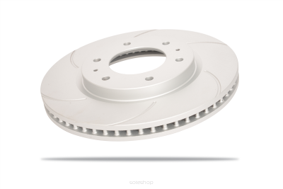 Pedders Slotted Geomet Coated Rotor