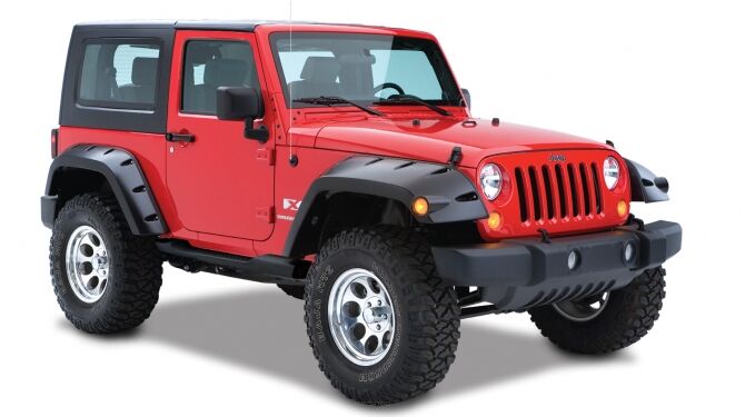 Poszerzenia nadkoli tylne Bushwacker Pocket Style - Jeep Wrangler JK 2 drzwi