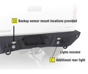 Zderzak tylny stalowy SMITTYBILT - Toyota Tundra 07 - 14 - 3