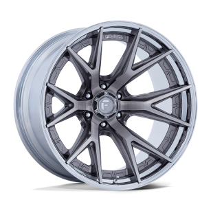 Felga aluminiowa FC402 CATALYST Platinum W/ Chrome Lip FUEL