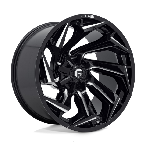 Felga aluminiowa D753 REACTION Gloss Black Milled FUEL
