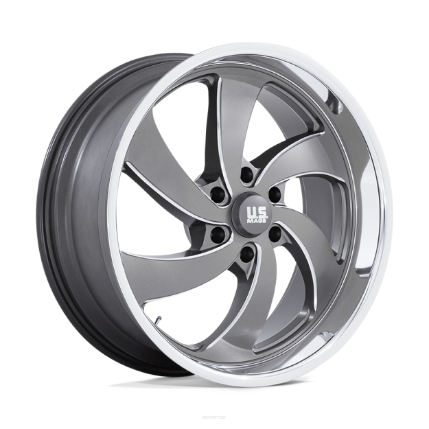Felga aluminiowa U133 DESPERADO Anthracite Milled Diamond Cut Lip US MAGS
