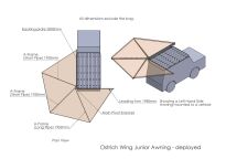 Big Country markiza zadaszenie 270 mała lewa - 2m - 3