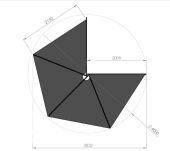 Big Country markiza zadaszenie 270 mała lewa - 2m - 4