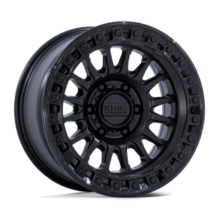 Felga aluminiowa KM552 IMS Matte Black W/ Gloss Black Lip KMC