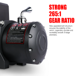 Wyciągarka samochodowa elektryczna X-Bull prime HRW13000BY 12V lina syntetyczna - 5