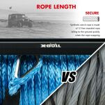 Wyciągarka samochodowa elektryczna X-Bull prime HRW13000BY 12V lina syntetyczna - 6