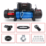 Wyciągarka samochodowa elektryczna X-Bull prime HRW13000BY 12V lina syntetyczna - 7